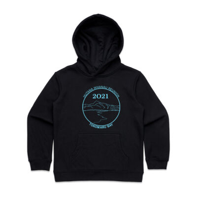 Kids hoodie / blue logo Thumbnail