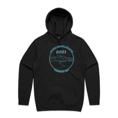 Black hoodie / blue logo Thumbnail