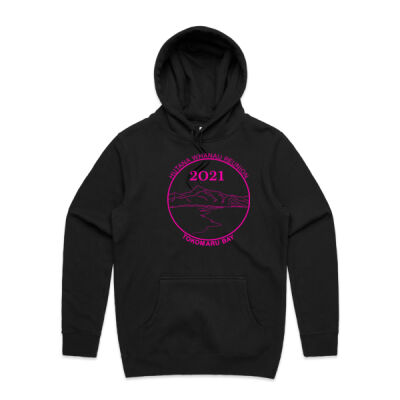Black hoodie / pink logo Thumbnail